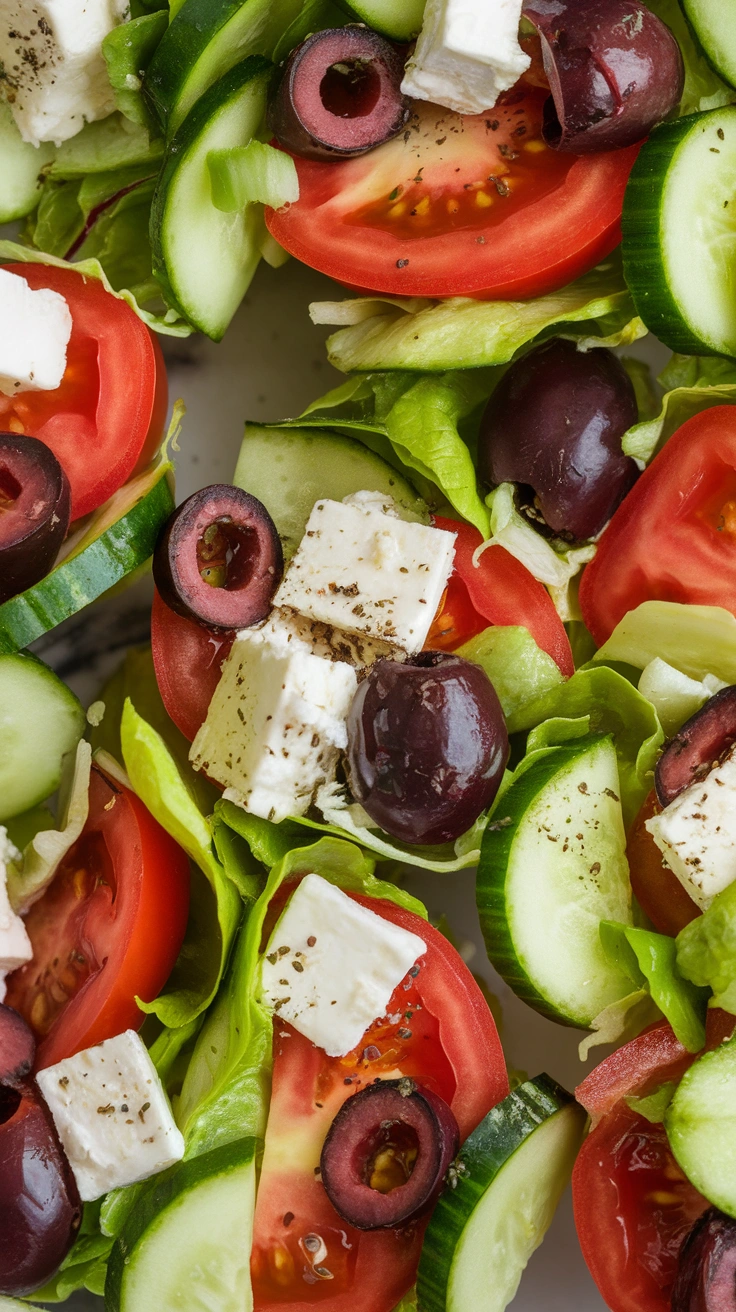 Greek Salad Mini Cups