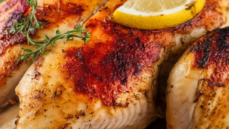 Grilled Lemon Garlic Herb Chicken - Featured