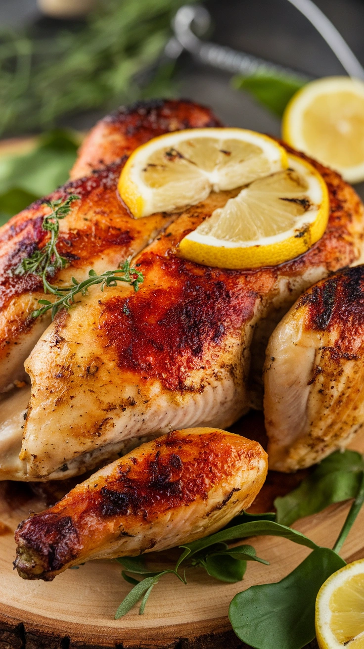 Grilled Lemon Garlic Herb Chicken