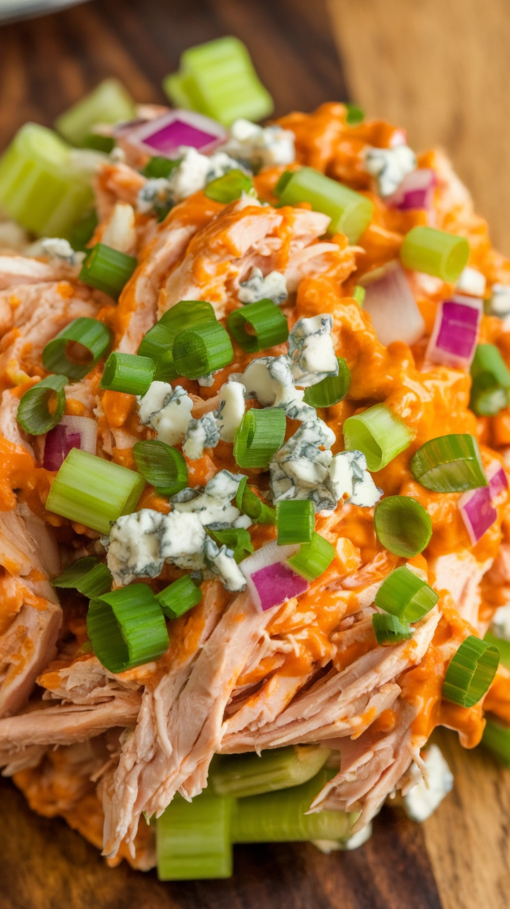 Healthy Buffalo Chicken Salad