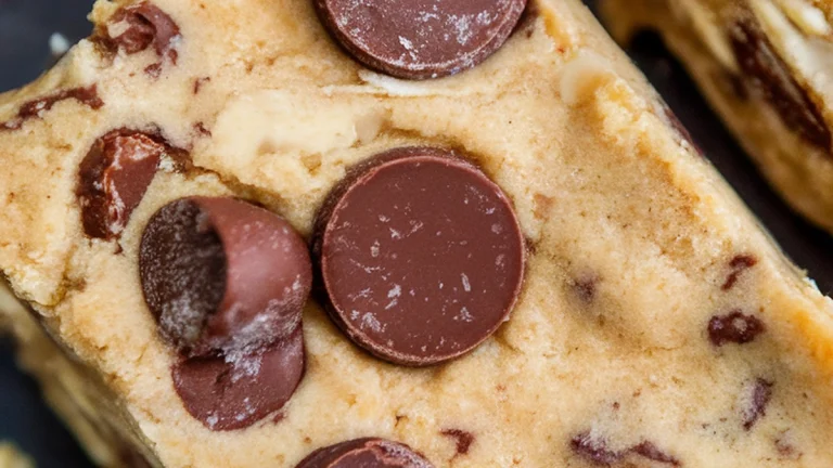 Healthy Cookie Dough Protein Bars - Featured