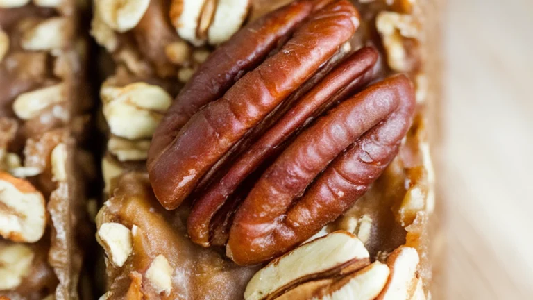 Healthy Pecan Date Bars - Featured