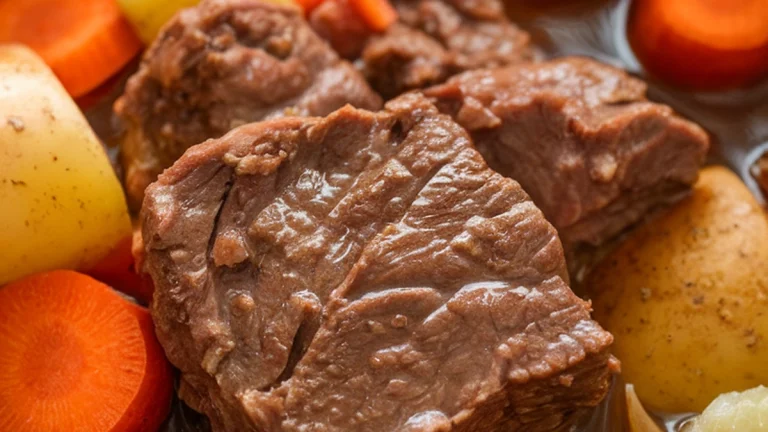 Healthy Slow Cooker Beef Stew - Featured