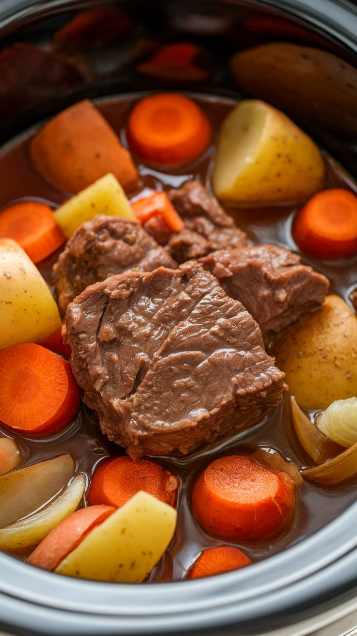 Healthy Slow Cooker Beef Stew