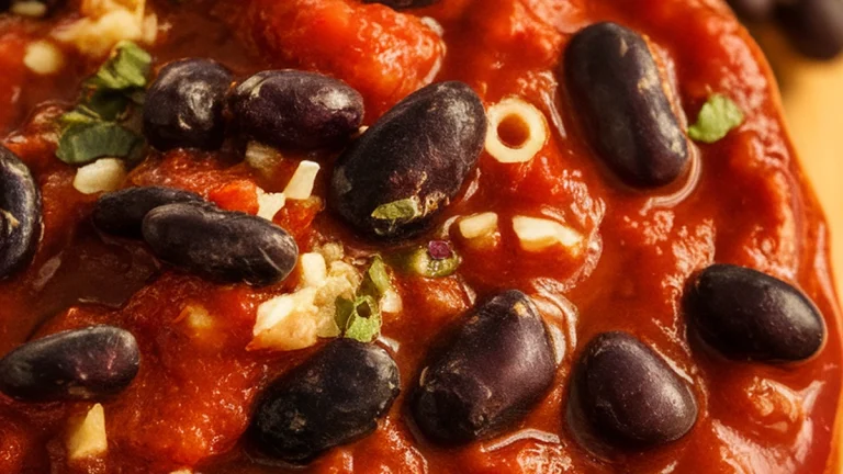 Hearty Black Bean Pasta Sauce - Featured