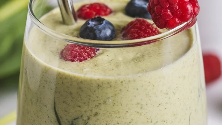 Hidden Spinach Berry Smoothie - Featured