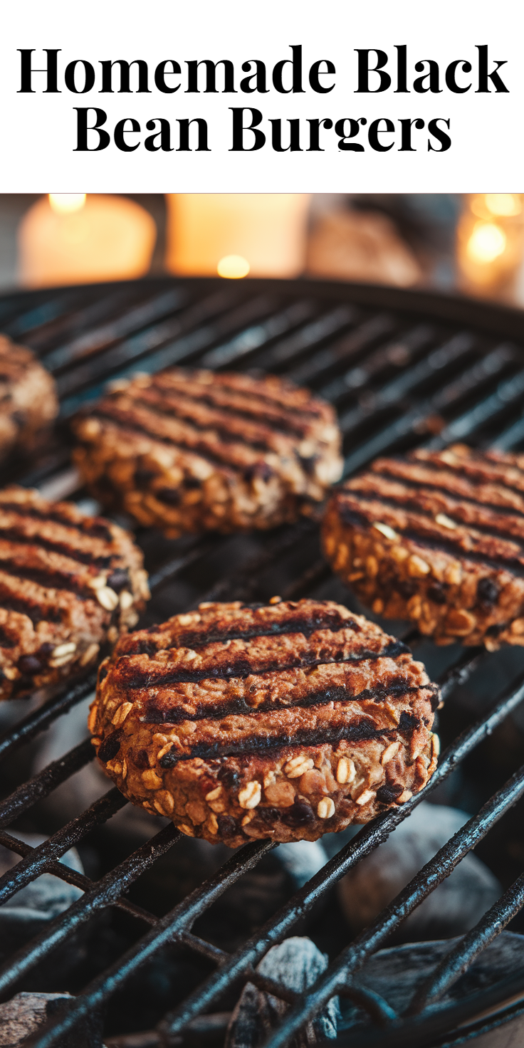 Homemade Black Bean Burgers