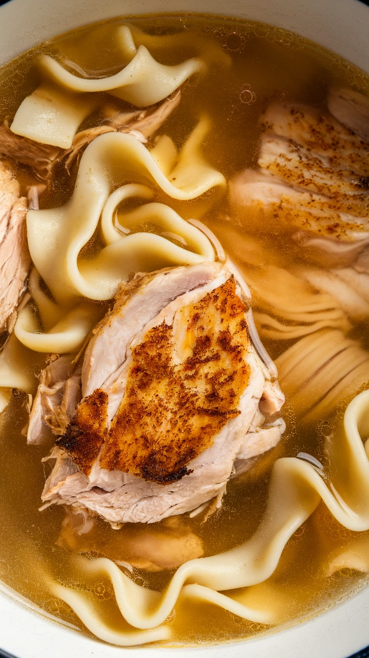 Homestyle Whole Wheat Chicken Noodle Soup