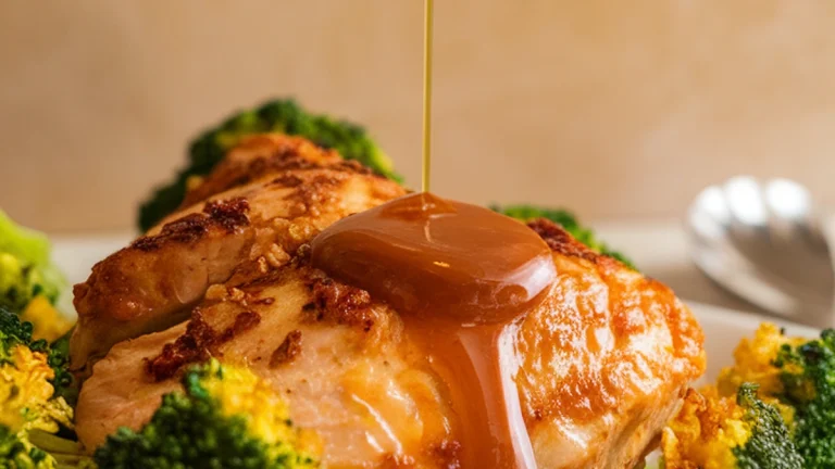 Honey Ginger Chicken and Broccoli - Featured