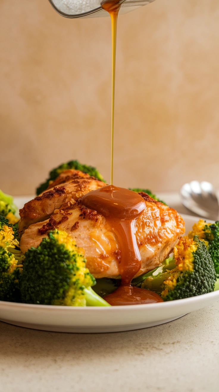 Honey Ginger Chicken and Broccoli