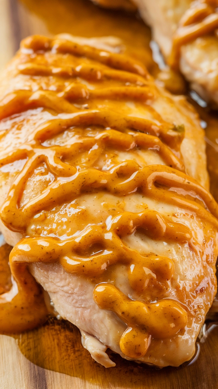 Honey Mustard Glazed Baked Chicken Breast