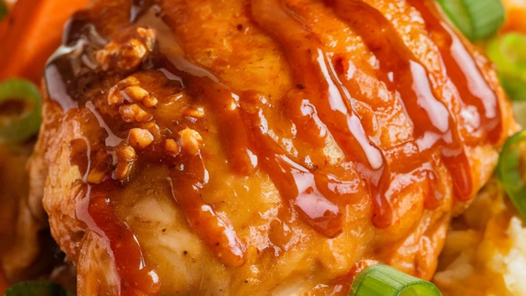 Honey Sriracha Chicken Bowls - Featured