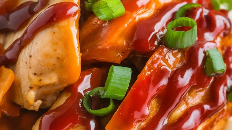 Korean Inspired Gochujang Chicken Bowl - Featured