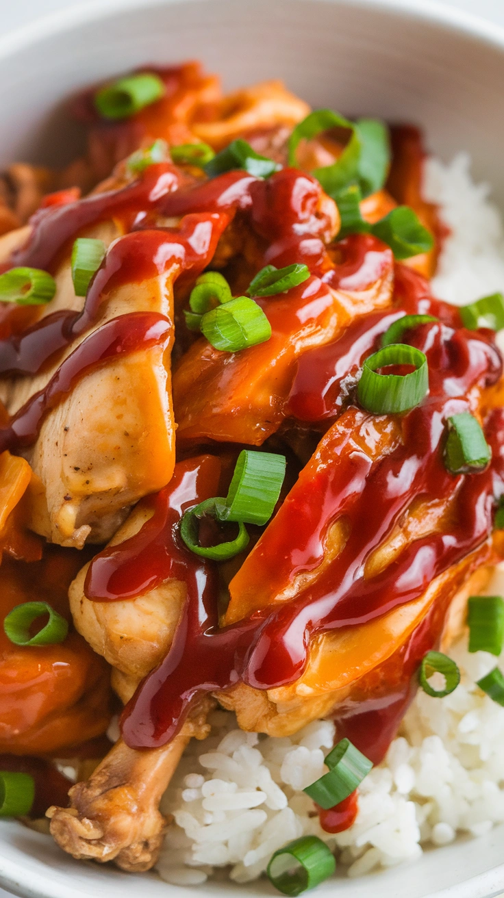 Korean Inspired Gochujang Chicken Bowl