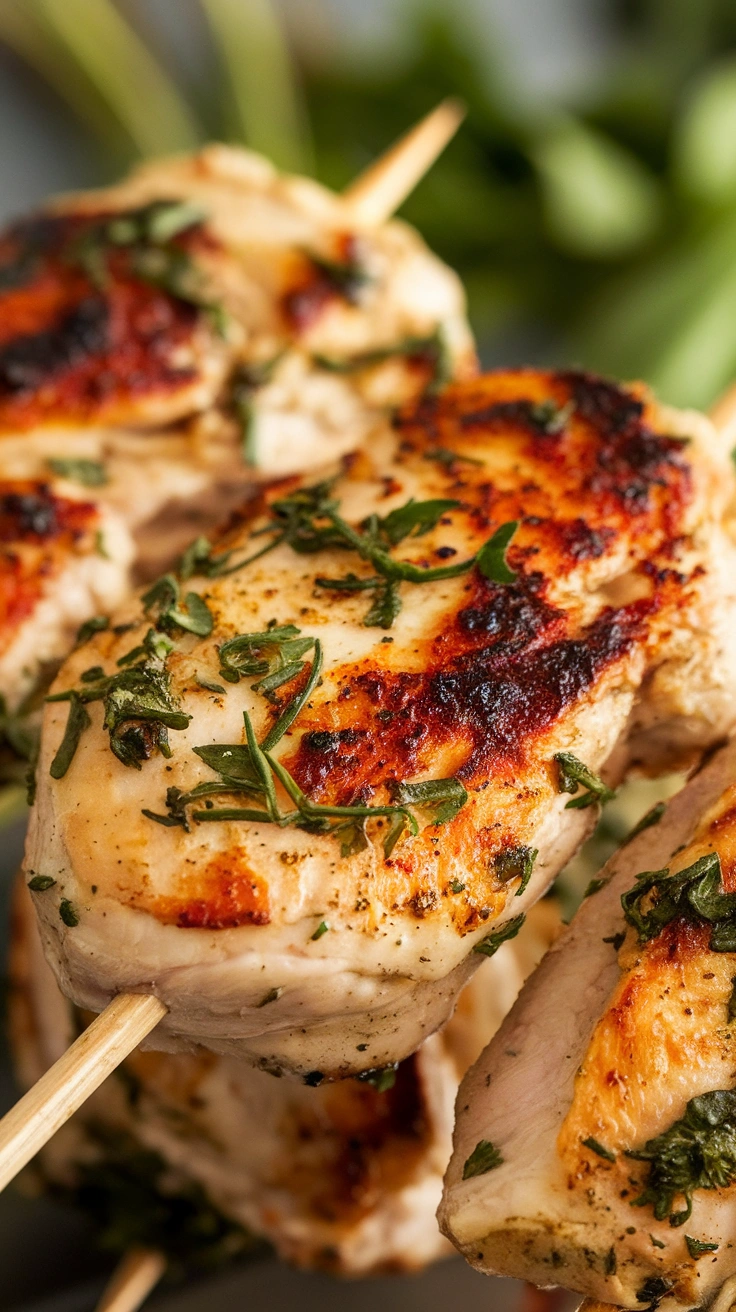 Lemon Garlic Herb Grilled Chicken