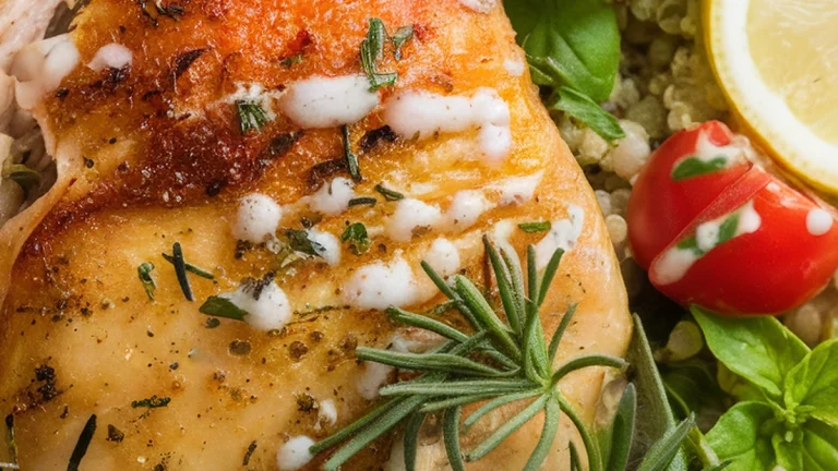 Lemon Herb Quinoa Chicken Salad - Featured