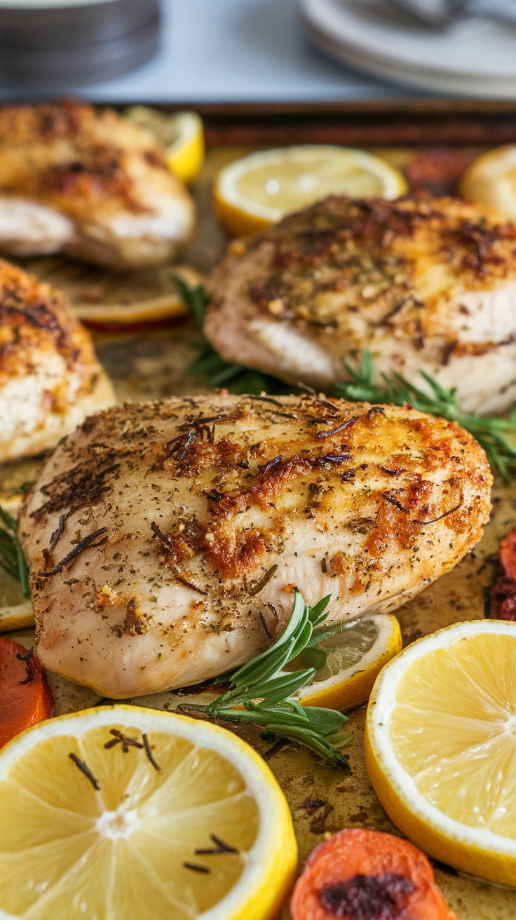 Lemon Herb Sheet Pan Chicken