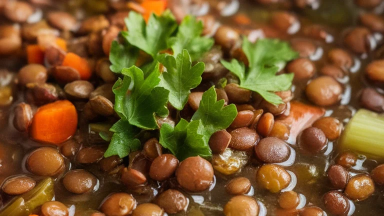 Lentil Vegetable Soup - Featured