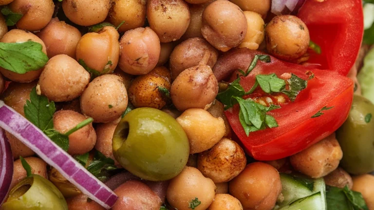 Mediterranean Chopped Chickpea Salad - Featured