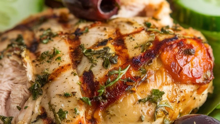 Mediterranean Grilled Chicken Salad - Featured