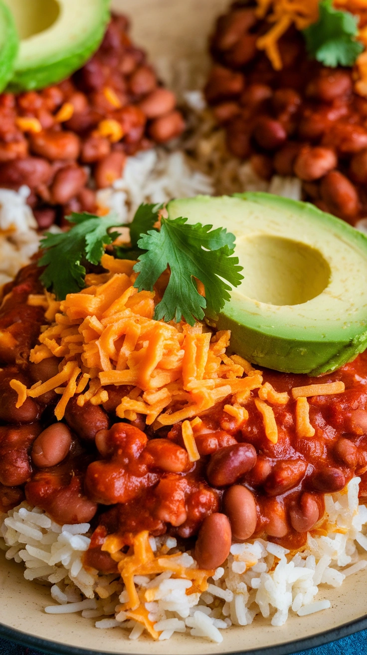 Mexican Pinto Bean Rice Bowls