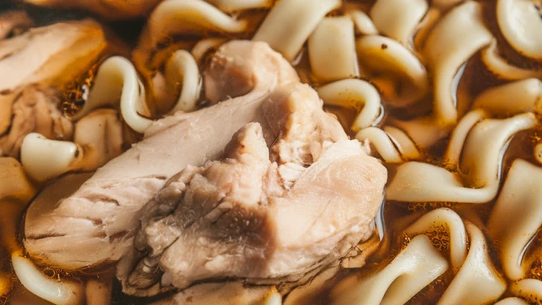 Miso Mushroom Chicken Noodle Soup - Featured