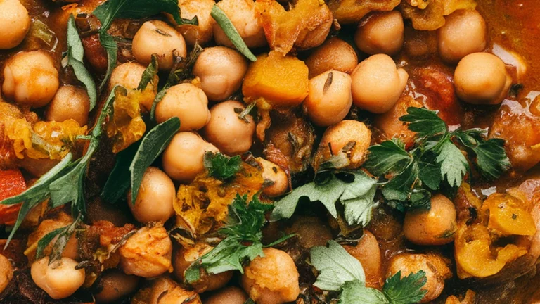 Moroccan Spiced Chickpea Stew - Featured