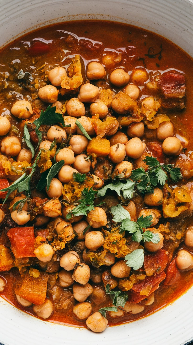 Moroccan Spiced Chickpea Stew