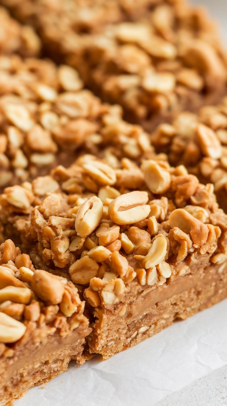 No-Bake Peanut Butter Oat Bars