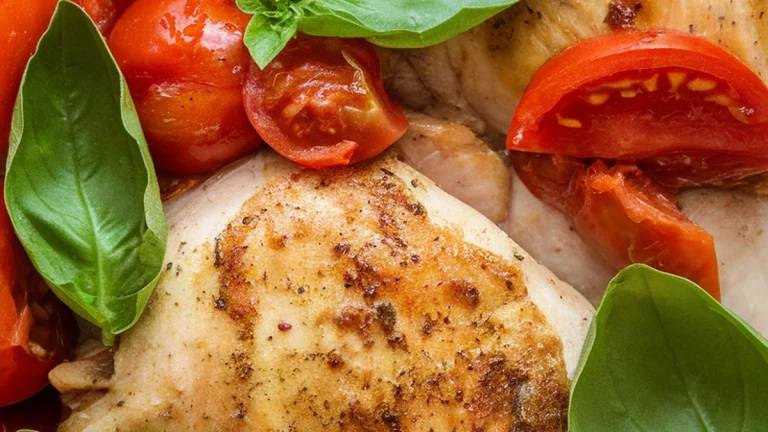 One-Pot Tomato Basil Chicken - Featured