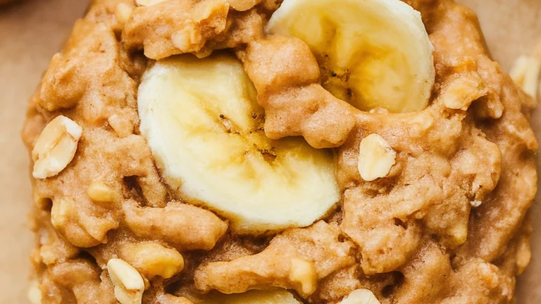 Peanut Butter Banana Breakfast Cookies - Featured