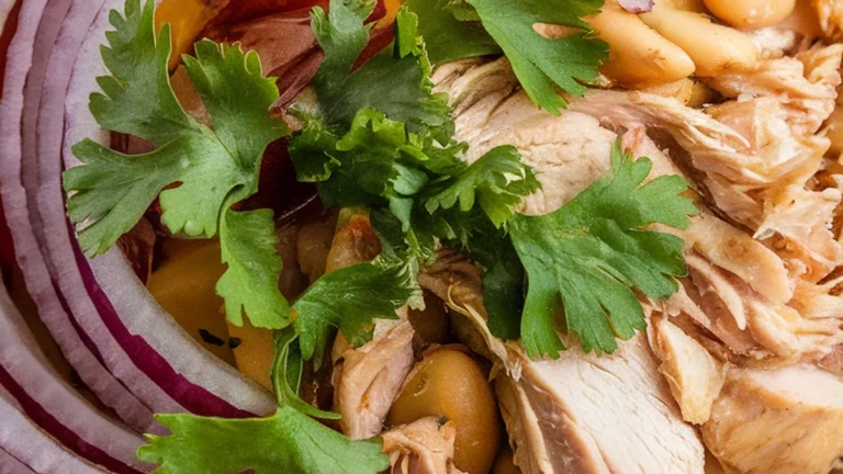 Peruvian Canary Bean & Chicken Bowl - Featured