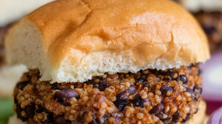 Quinoa and Black Bean Sliders - Featured