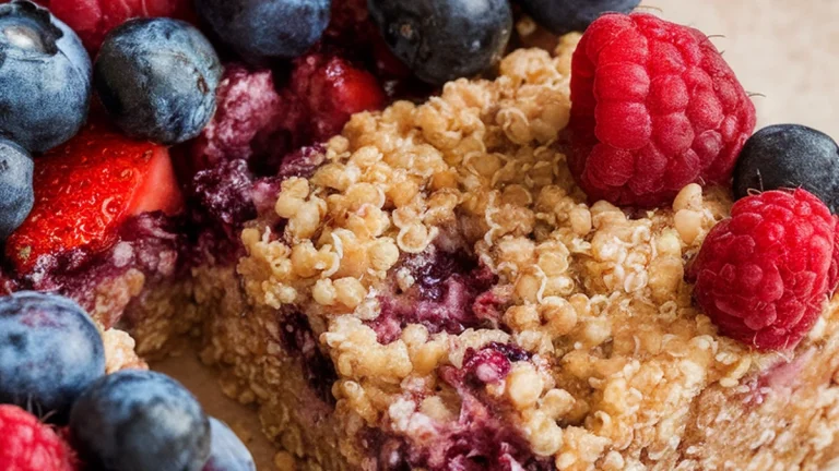 Quinoa Berry Breakfast Bars - Featured