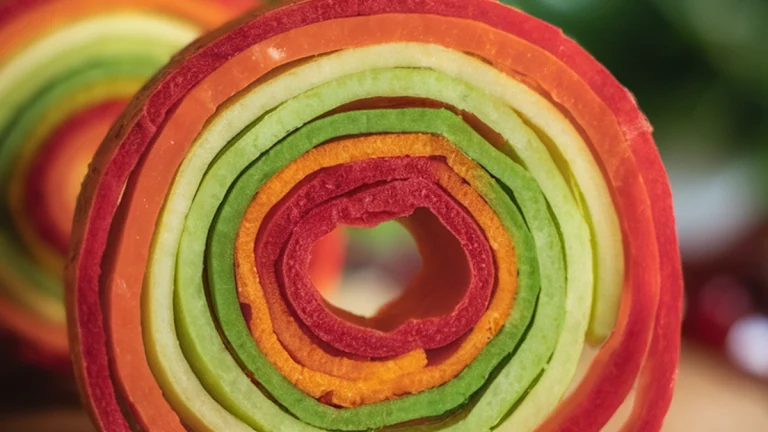 Rainbow Veggie Pinwheels - Featured