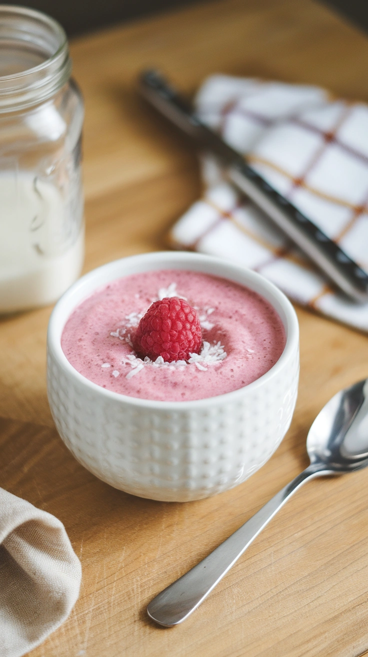 Raspberry Coconut Smoothie