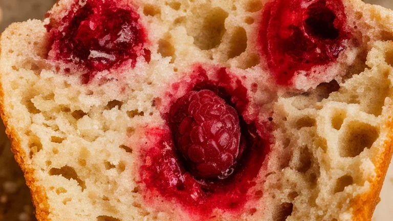 Raspberry Protein Power Muffins - Featured