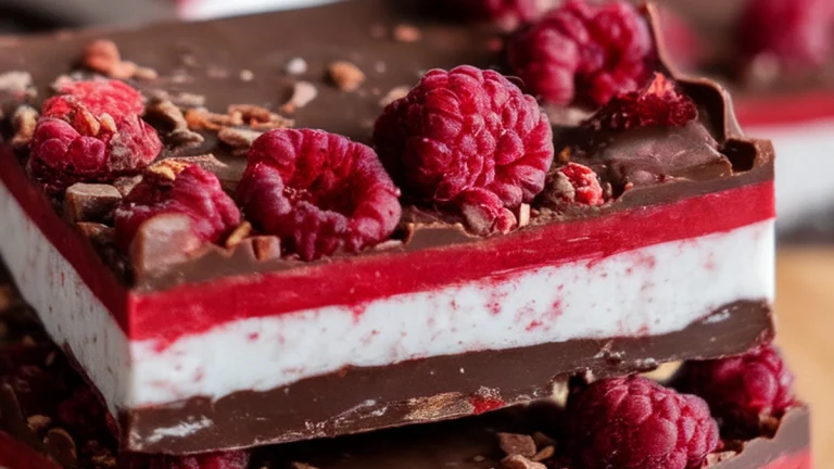 Raw Raspberry Cacao Bars - Featured