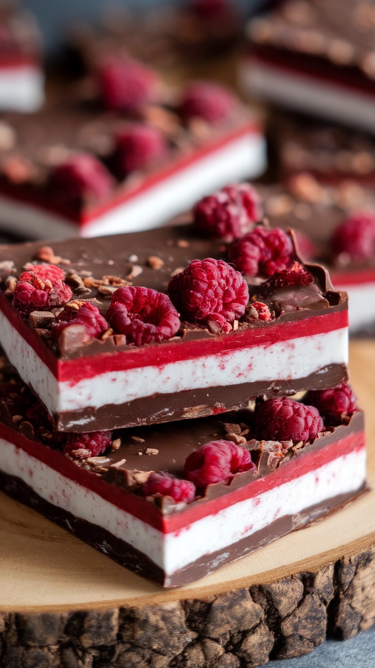 Raw Raspberry Cacao Bars
