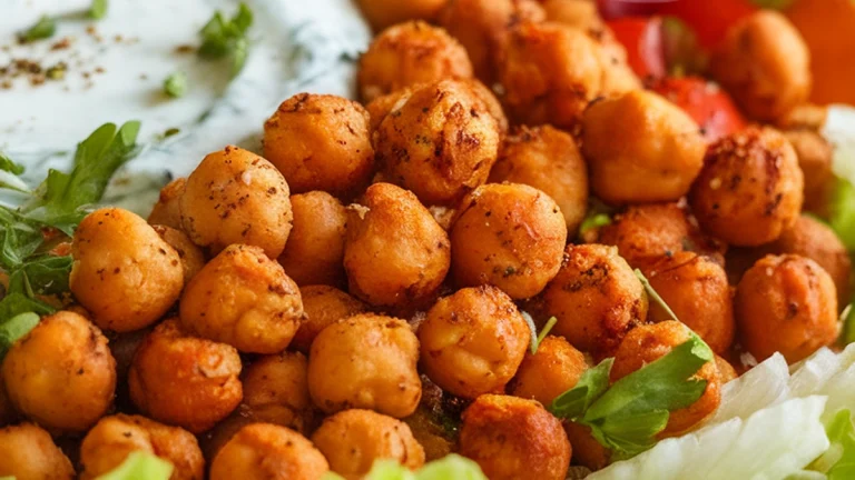 Roasted Chickpea Gyro Bowls - Featured