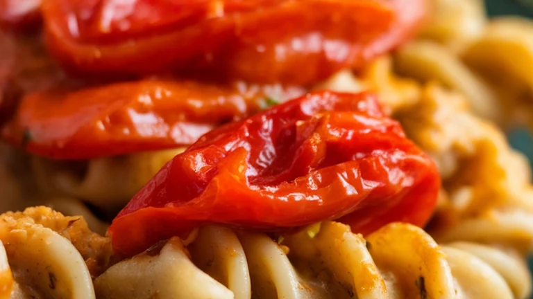 Roasted Red Pepper Sauce Chicken Rotini