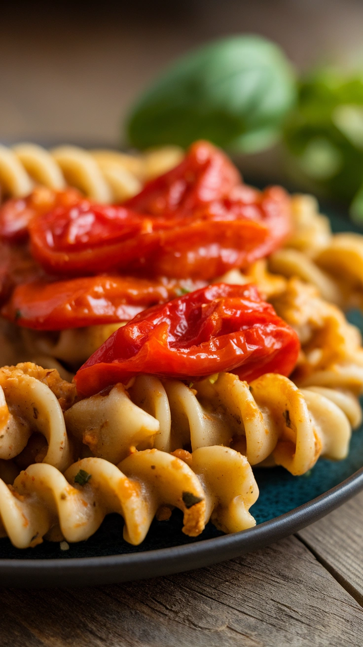 Roasted Red Pepper Sauce Chicken Rotini