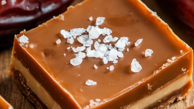 Salted Date Caramel Bars - Featured