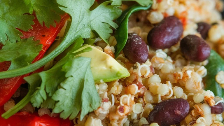 Savory Quinoa and Spinach Bowl - Featured