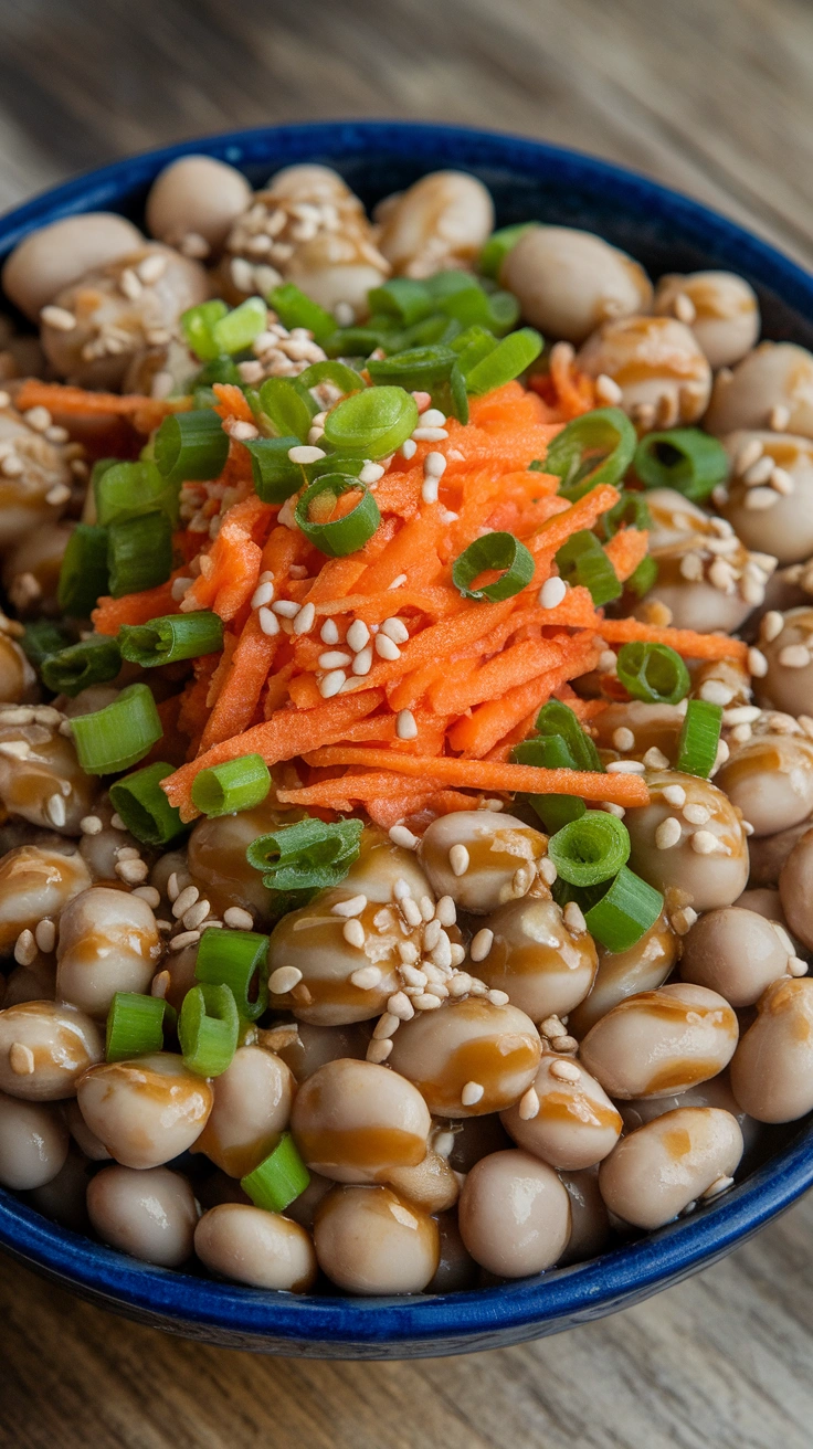 Sesame Ginger Adzuki Bean Bowl