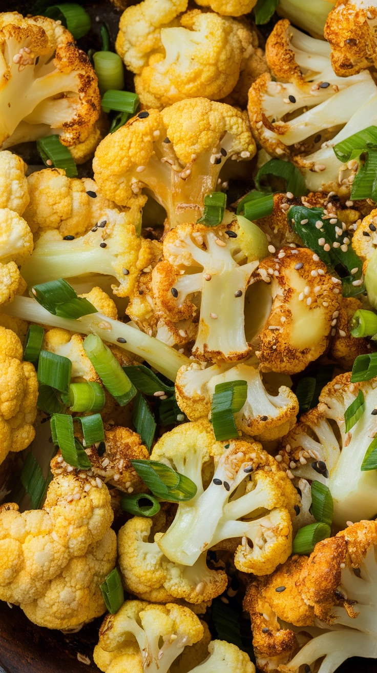 Sesame Ginger Cauliflower Stir-Fry