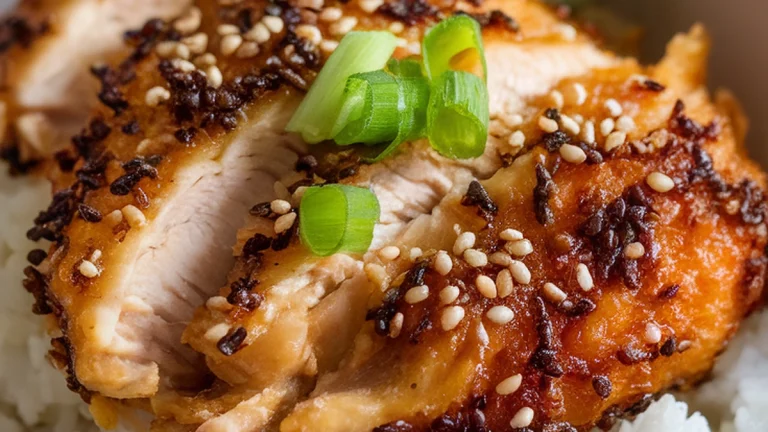 Sesame Ginger Chicken Bento - Featured