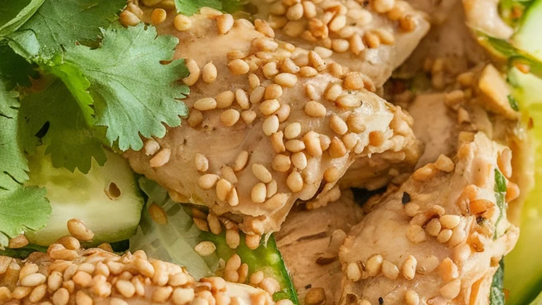 Sesame Ginger Chicken Salad - Featured