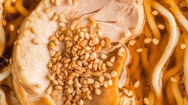 Sesame Soy Chicken Noodle Soup - Featured