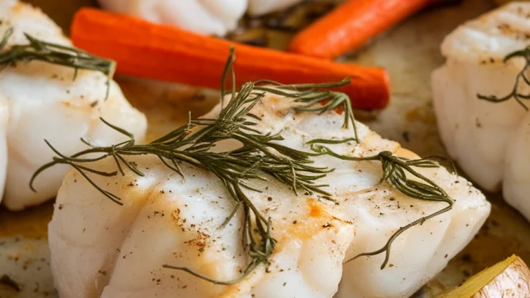 Sheet Pan Cod with Roasted Vegetables - Featured